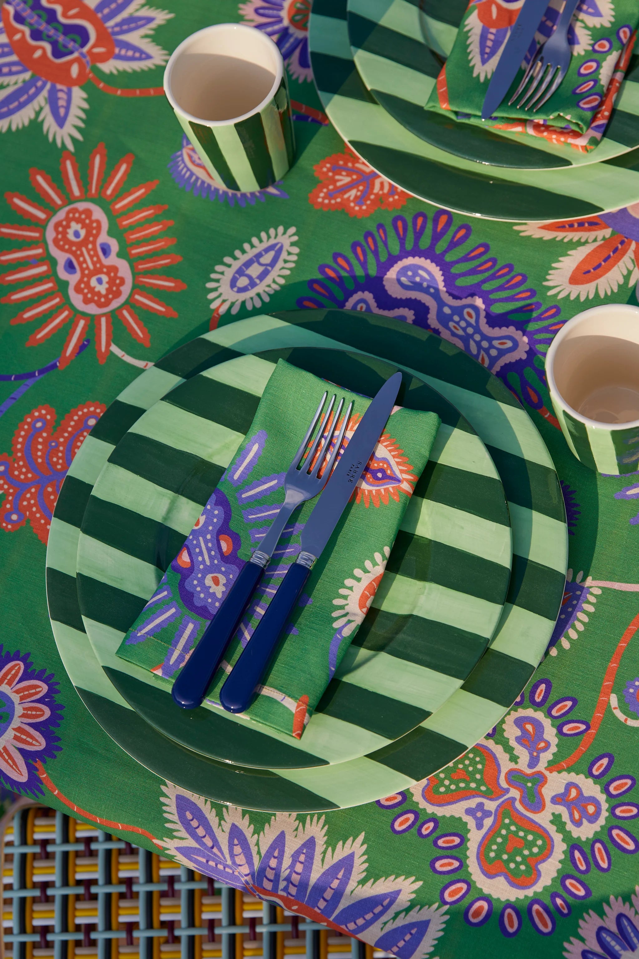 Hand Painted Dinner Plate