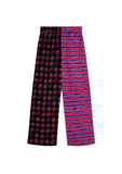 One-of-a-kind Flared Leg Pants Silk