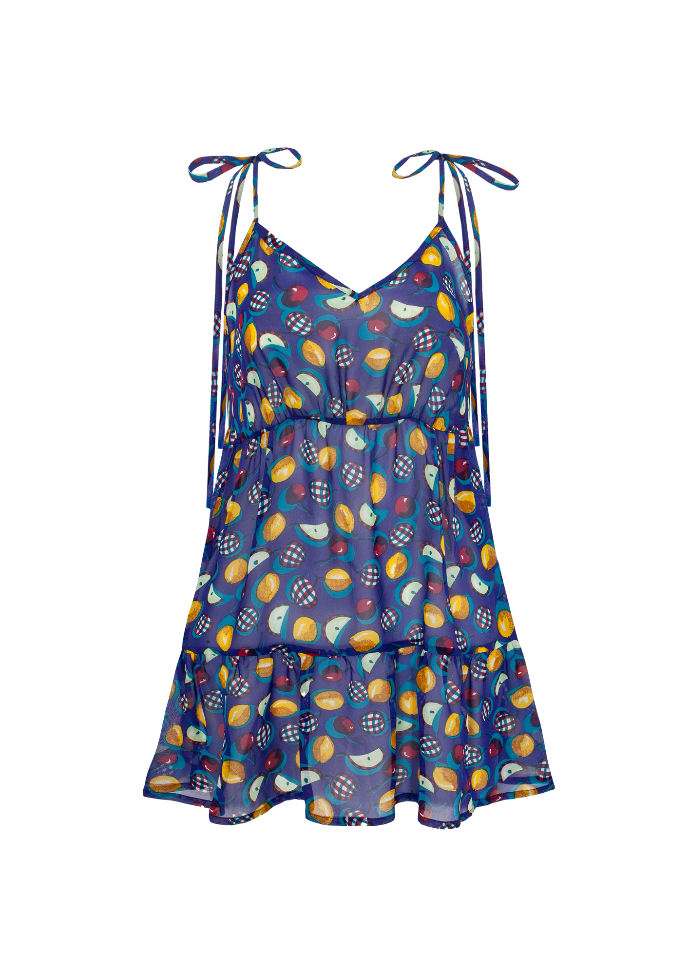 One-of-a-kind Volant Top Silk