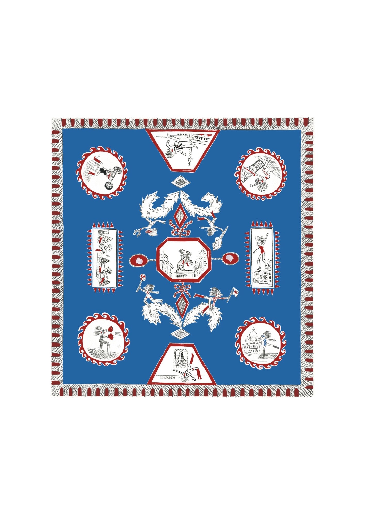 Tependris Scarf Olympic Blue 140