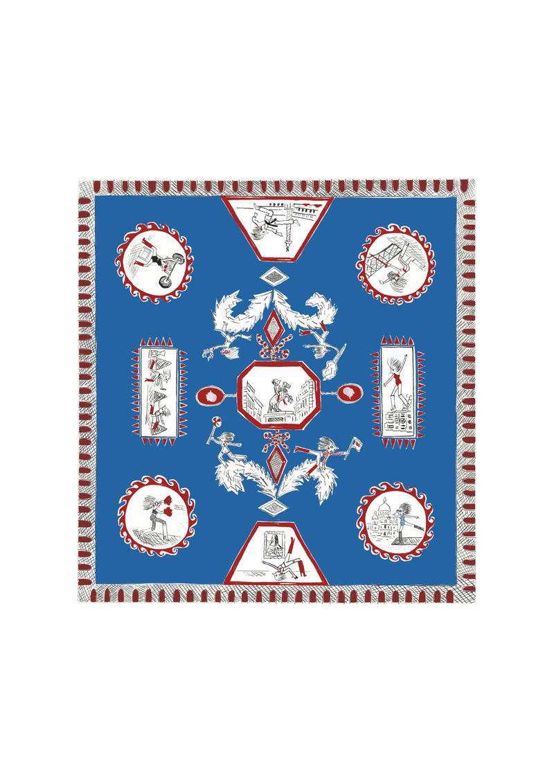 Tependris Scarf Olympic Blue 140