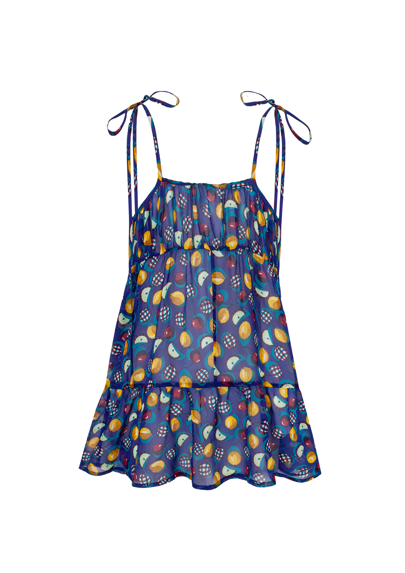 One-of-a-kind Volant Top Silk