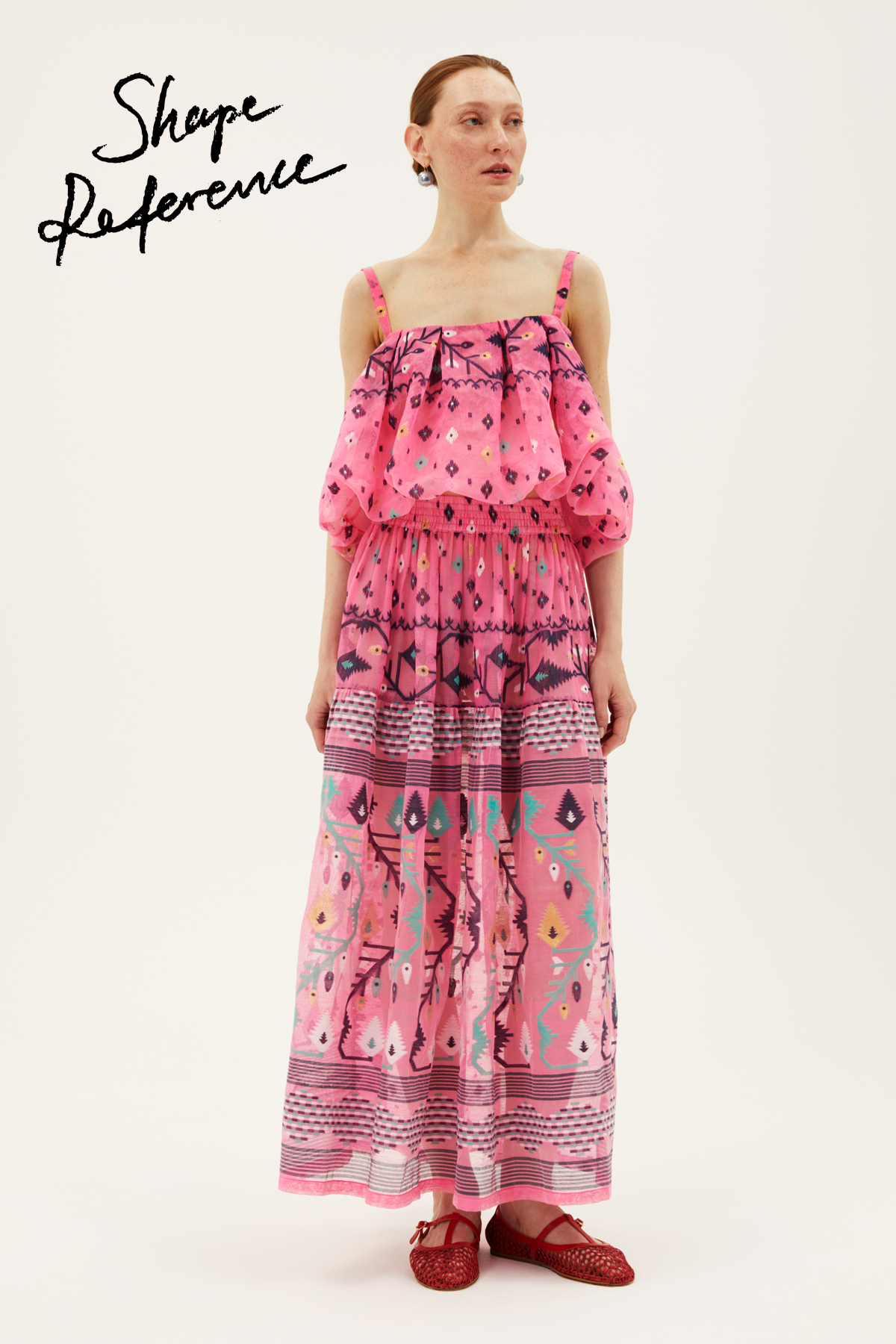 One-of-a-kind Sari Top/Skirt Set