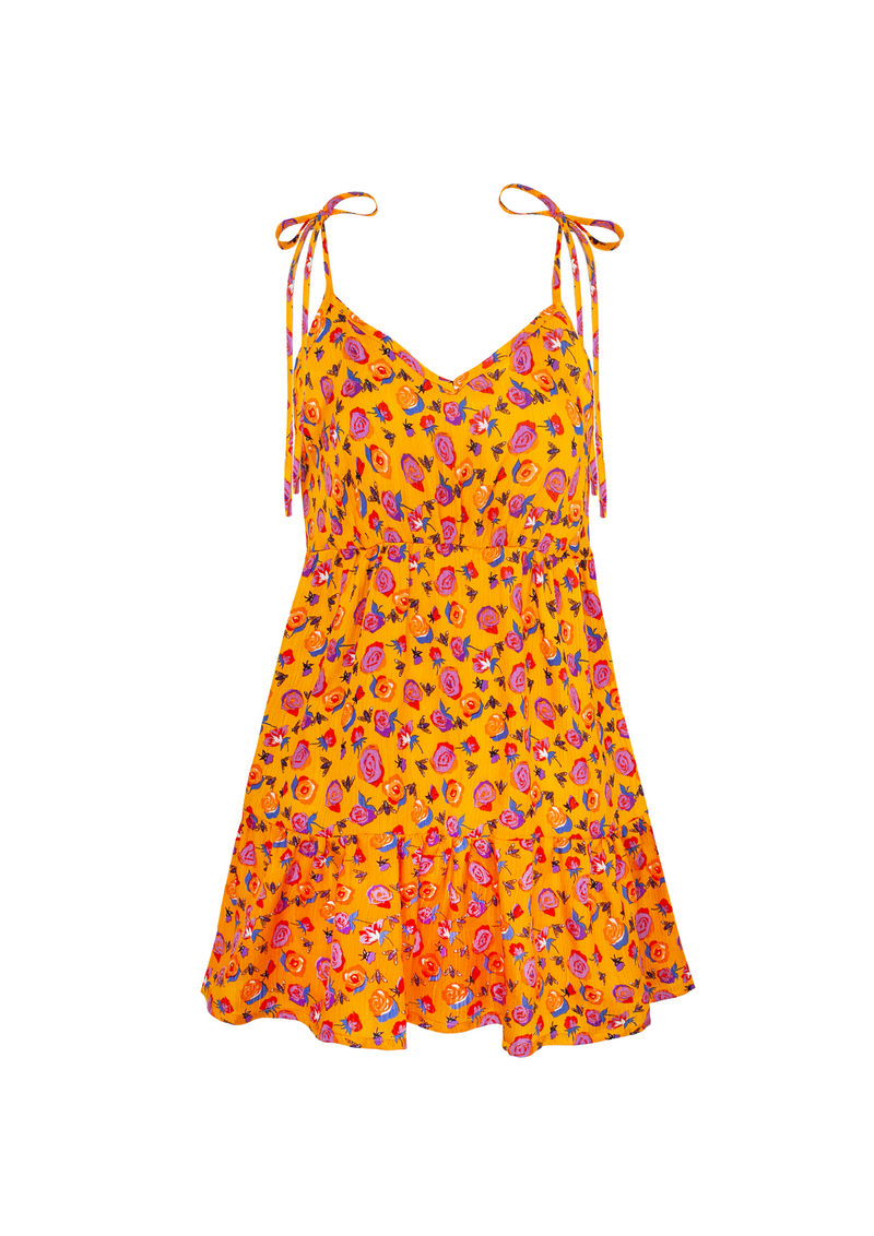 One-of-a-kind Volant Top Silk