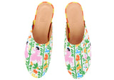 The Benaki Slipper Kiknos White