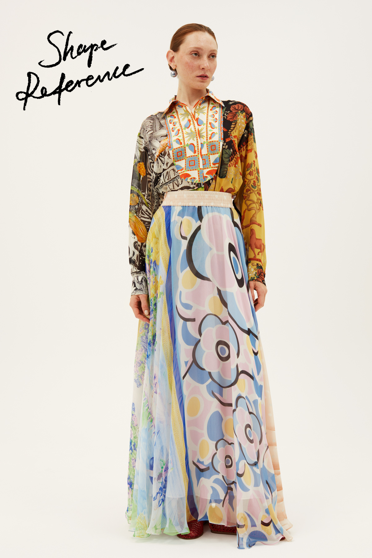 One-of-a-kind Circle Skirt Chiffon