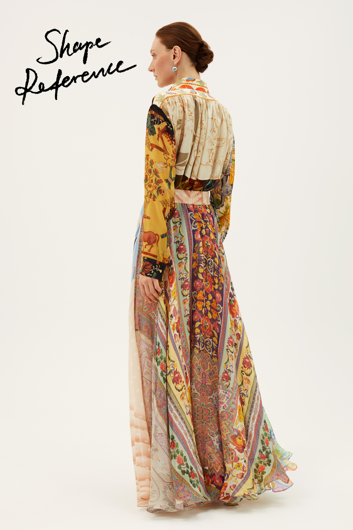 One-of-a-kind Circle Skirt Chiffon