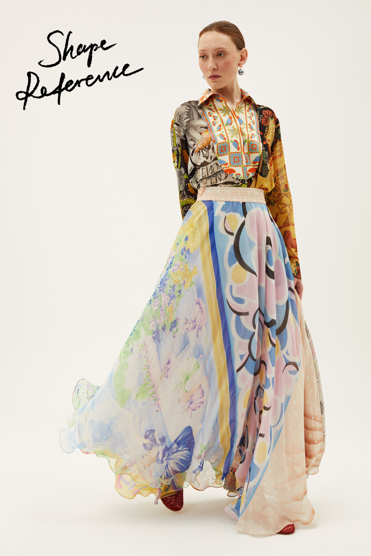 One-of-a-kind Circle Skirt Chiffon