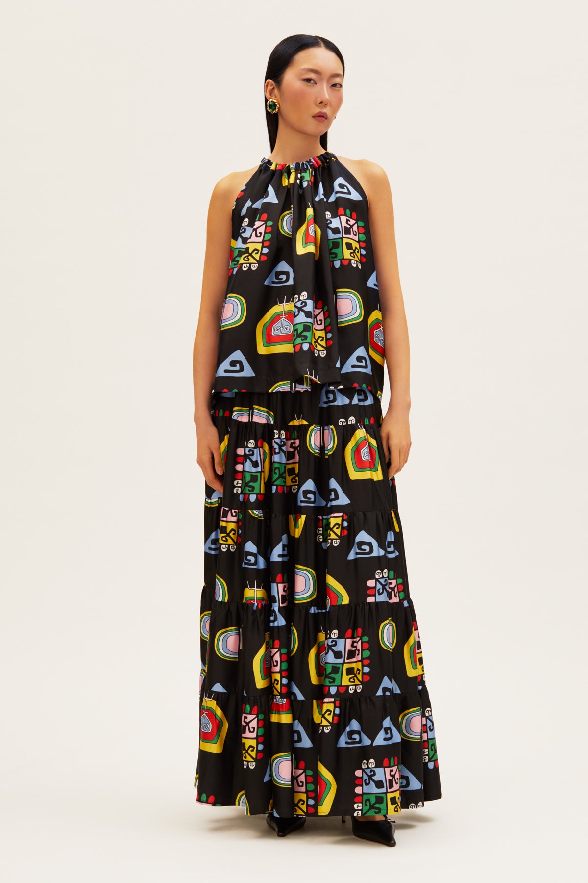 Tependris Neckholder Blouse Brigitte