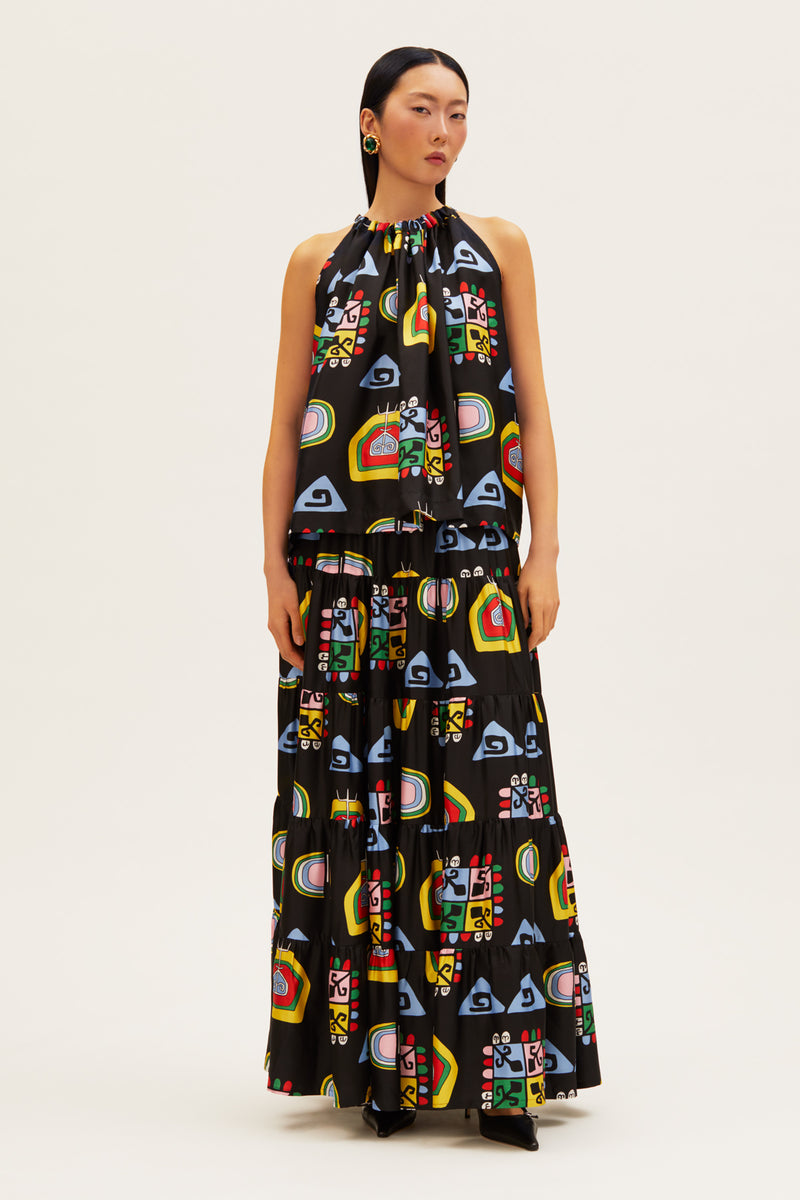 Tependris Neckholder Blouse Brigitte