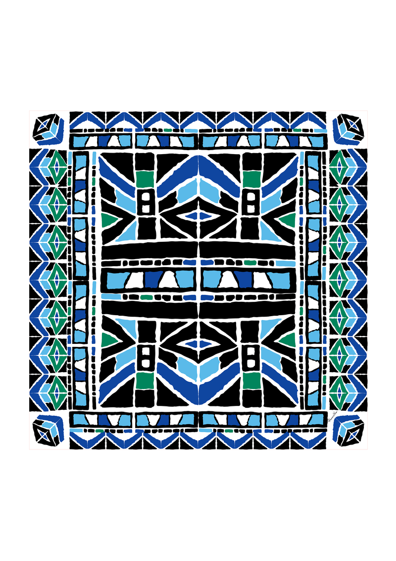 Kilimi Scarf Chorio Black