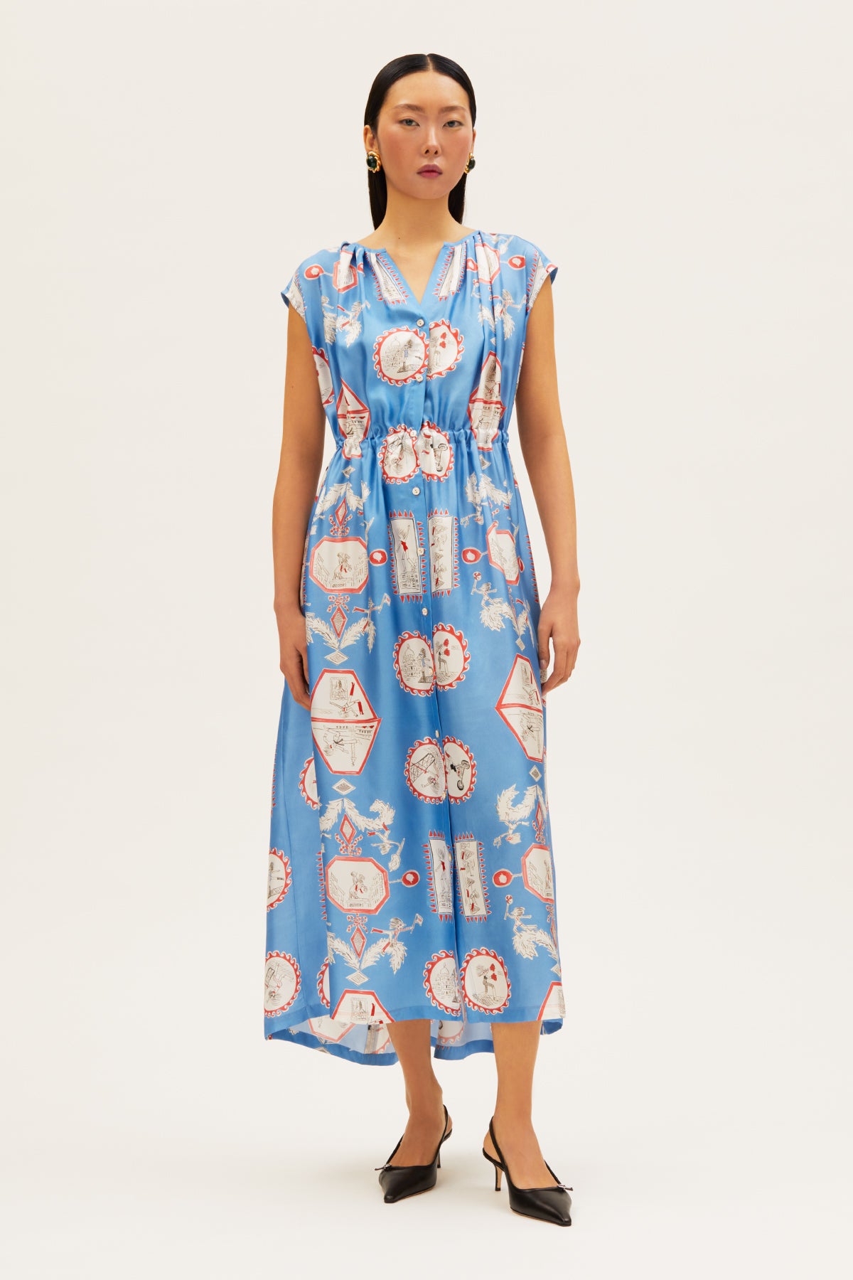 Tependris Vest Dress Iris