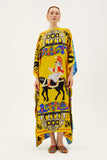 Benaki Kaftan Yellow/Blue