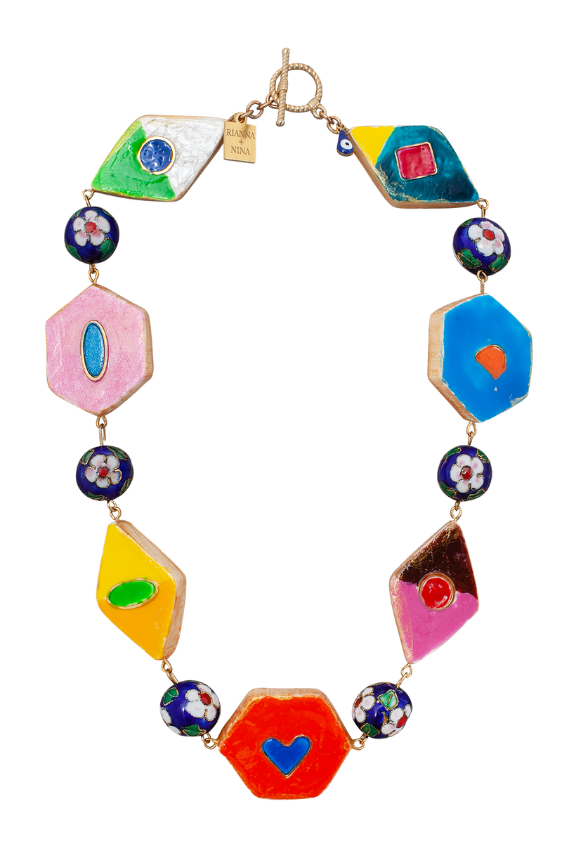 One-of-a-kind Clay Necklace