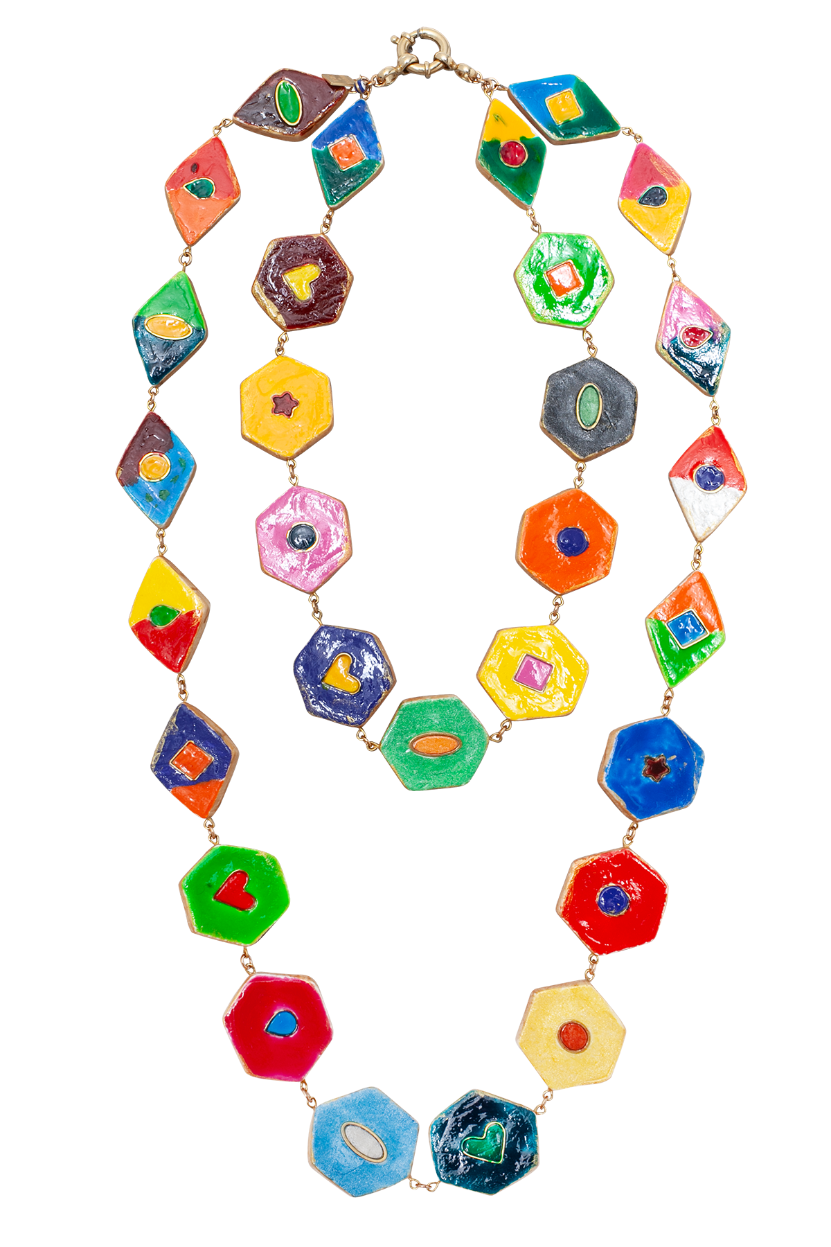 One-of-a-kind Clay Necklace