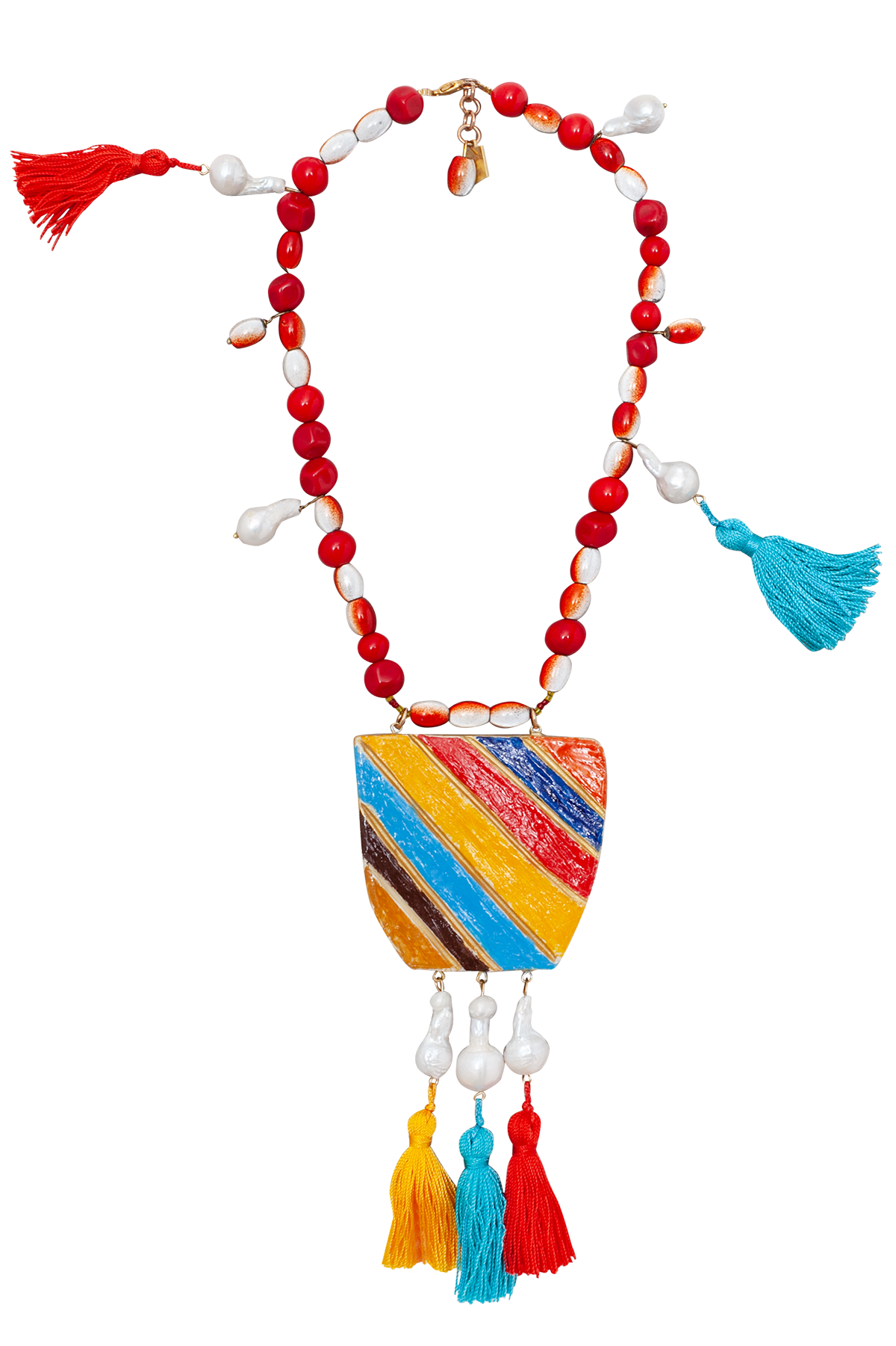 One-of-a-kind Clay Necklace