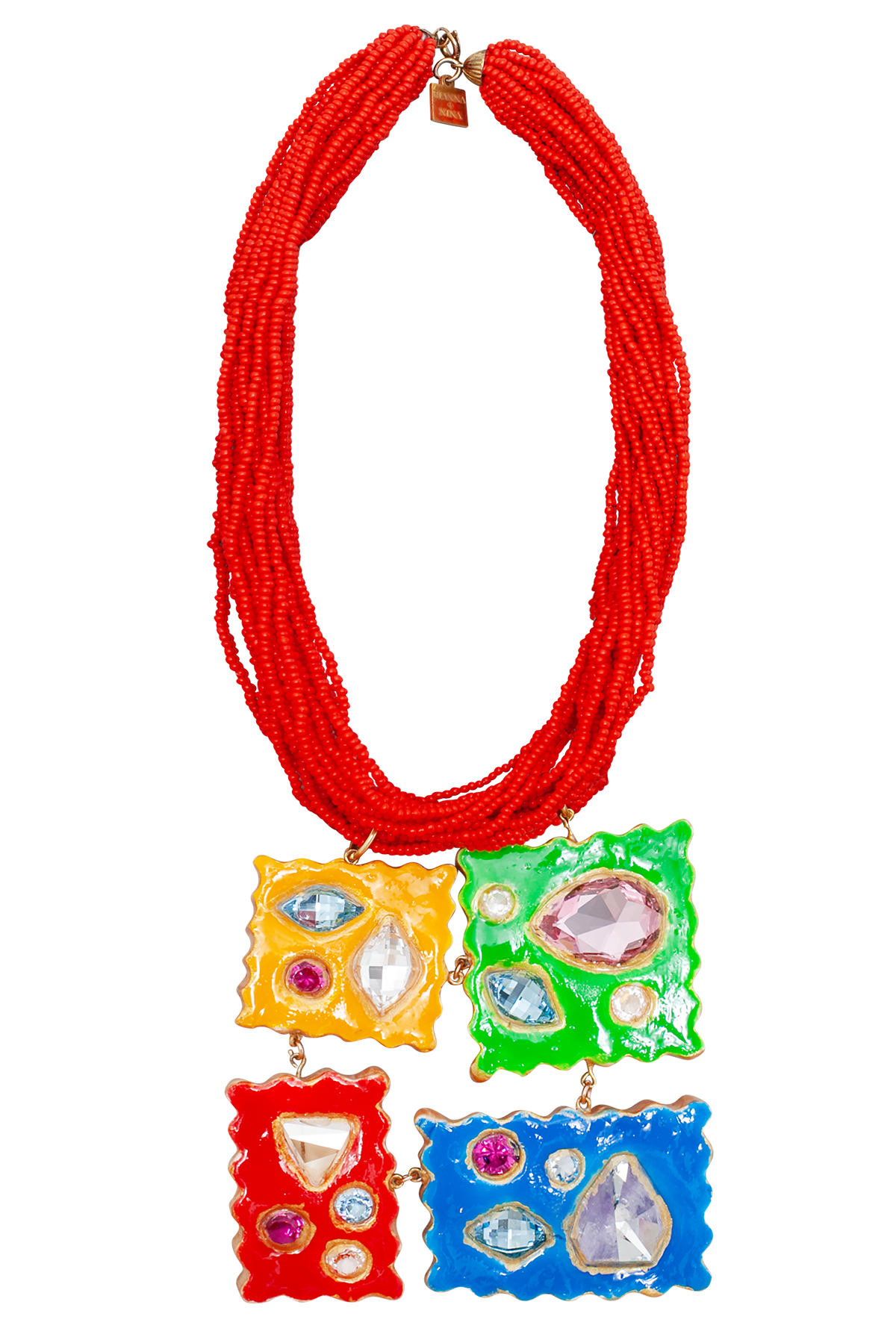 One-of-a-kind Clay Necklace