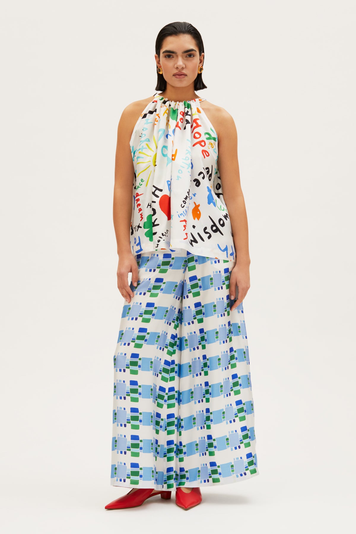 Kakanias Neckholder Blouse Brigitte