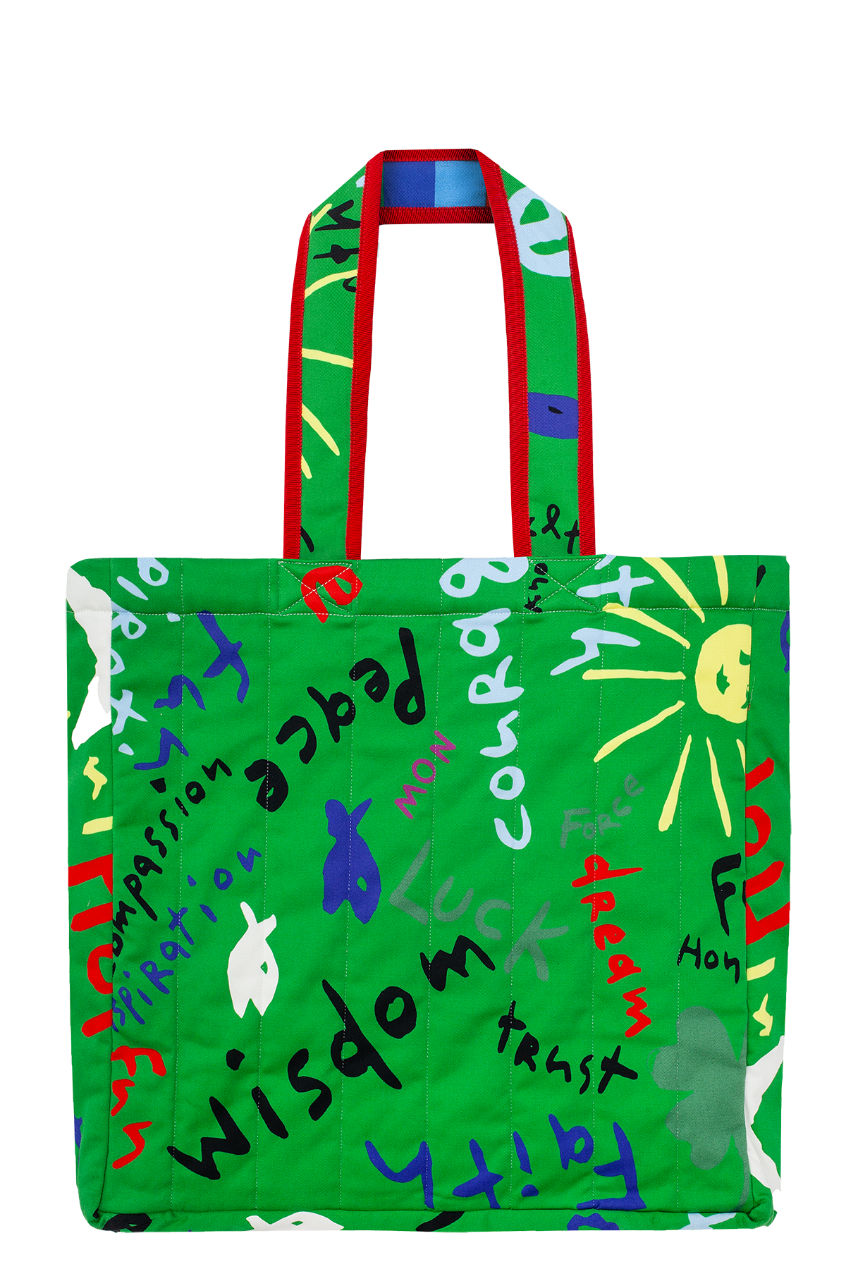 Kakanias Tote Bag Joy Hope Dream Green