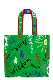 Kakanias Tote Bag Joy Hope Dream Green
