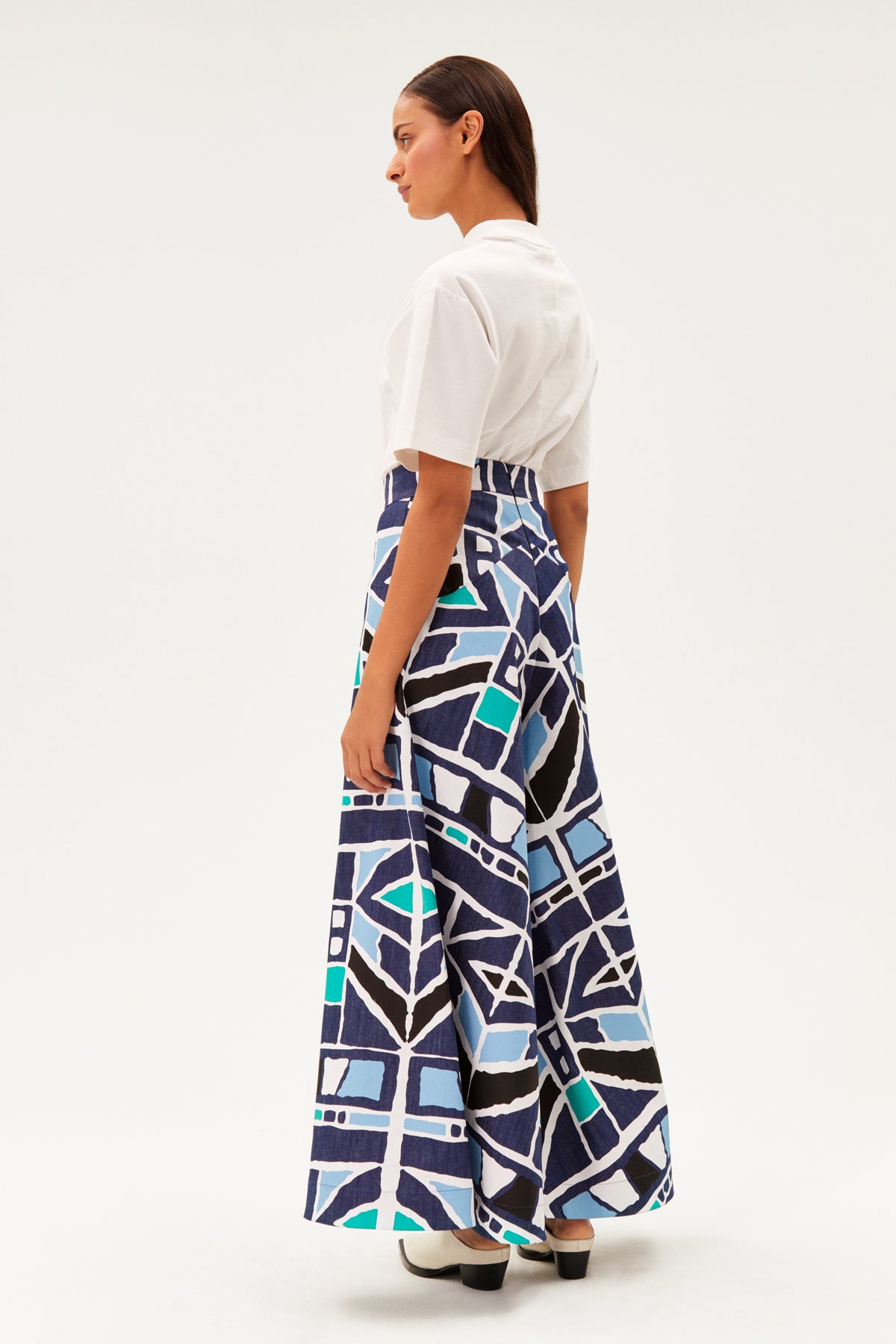 Kilimi Palazzo Pants Denim