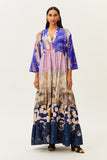 One-of-a-kind Vintage Kimono Volant Dress