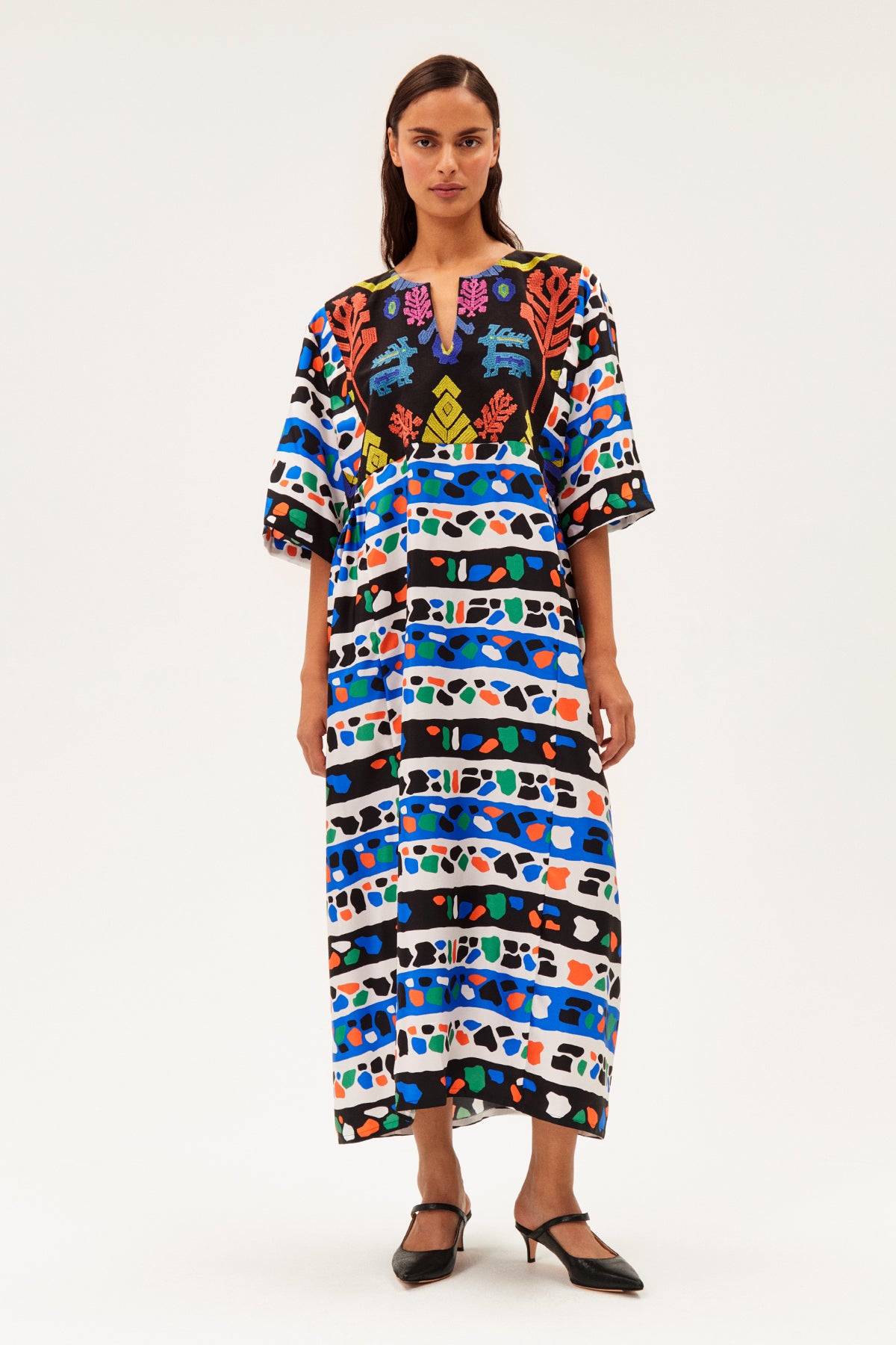 Kilimi Plastron Dress Leda