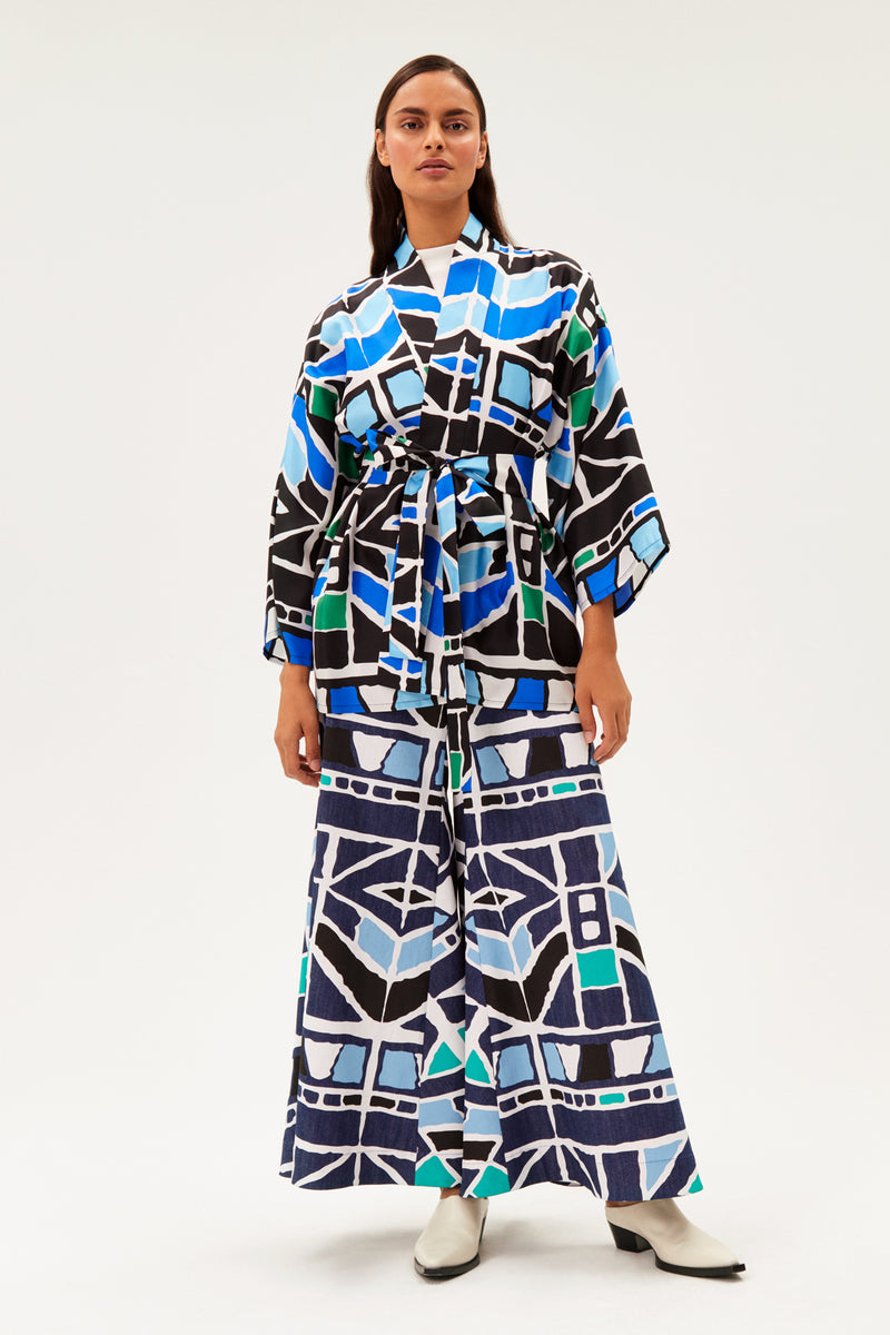 Kilimi Kimono Short Silk