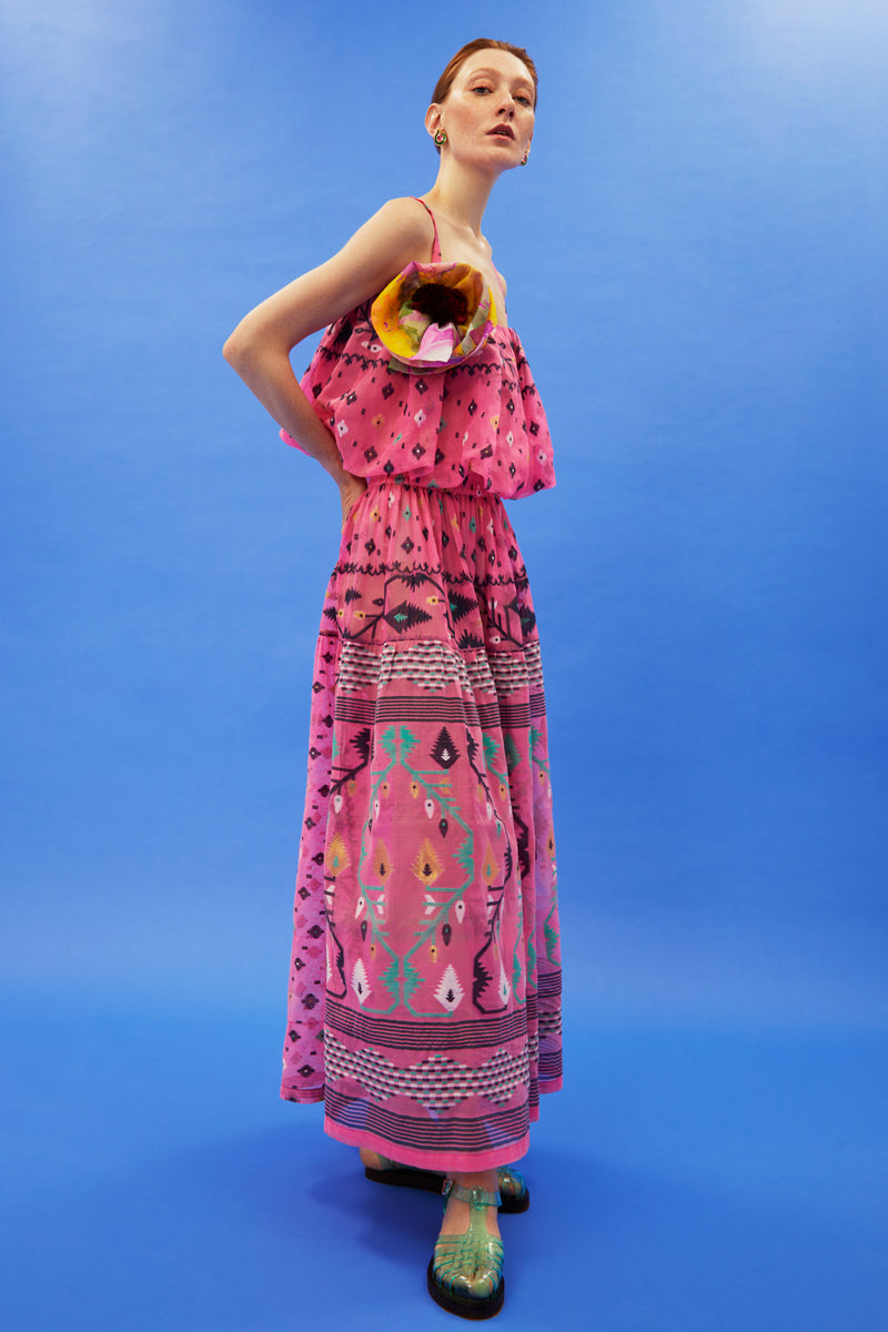 One-of-a-kind Sari Top/Skirt Set