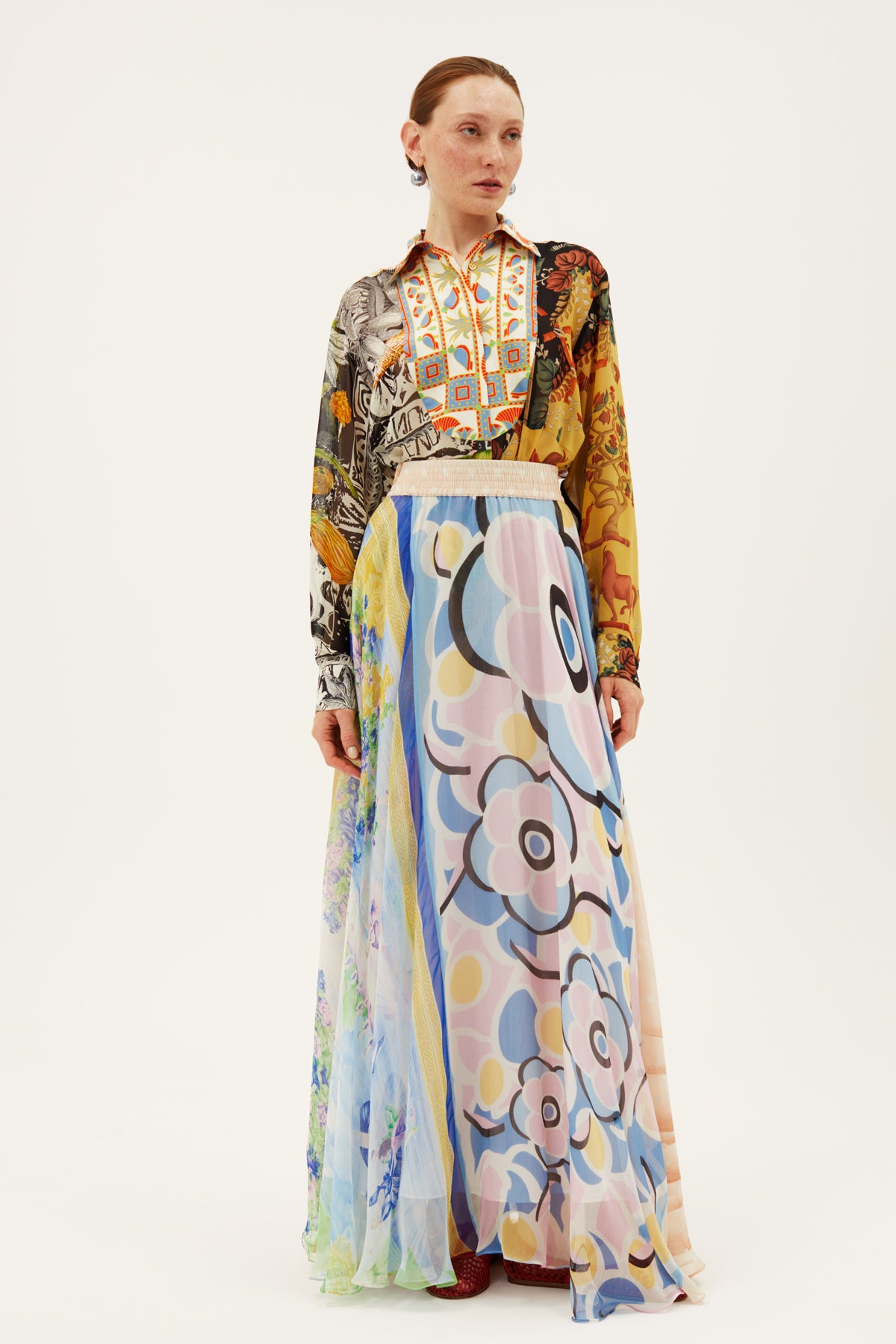 One-of-a-kind Circle Skirt Chiffon