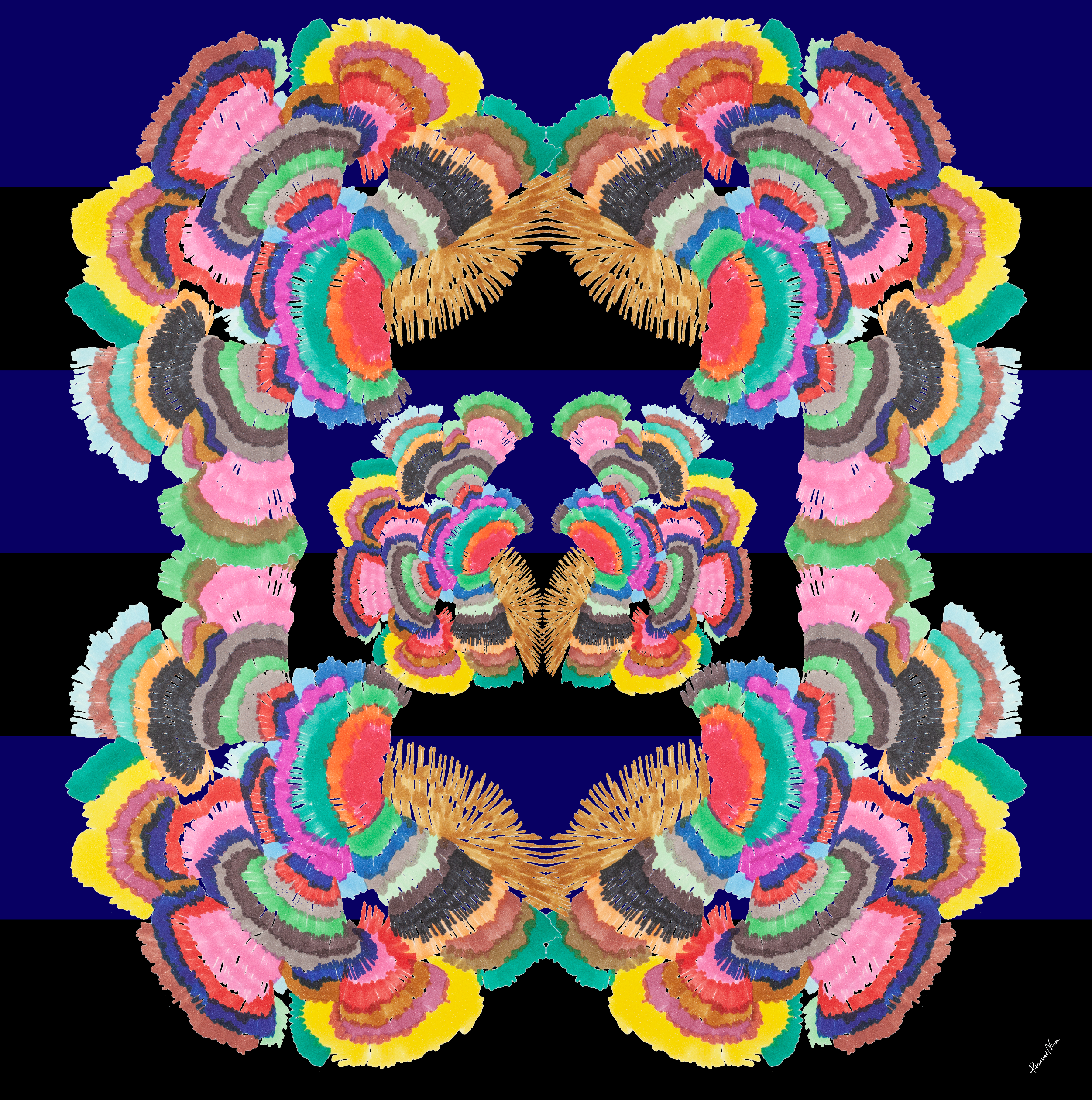 Paradeisos Scarf Achinos Royal