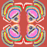 Paradeisos Scarf Psaraki Coral