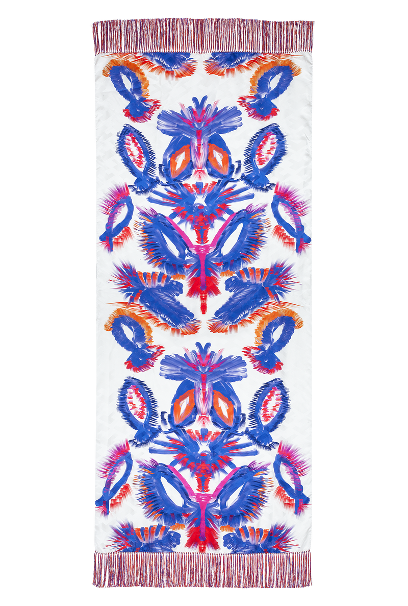 MESOGIOS Scarf With Fringes