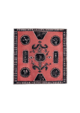 Tependris Embroidered Wool Scarf Olympic Pink