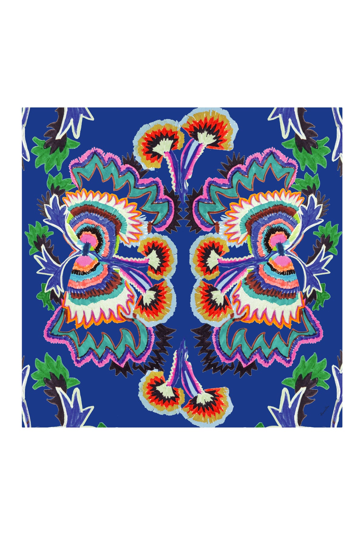 Paradeisos Scarf Zoi Blue
