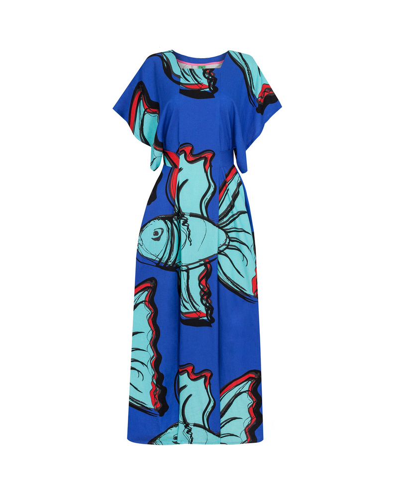 BLU Long Dress Emma Linen