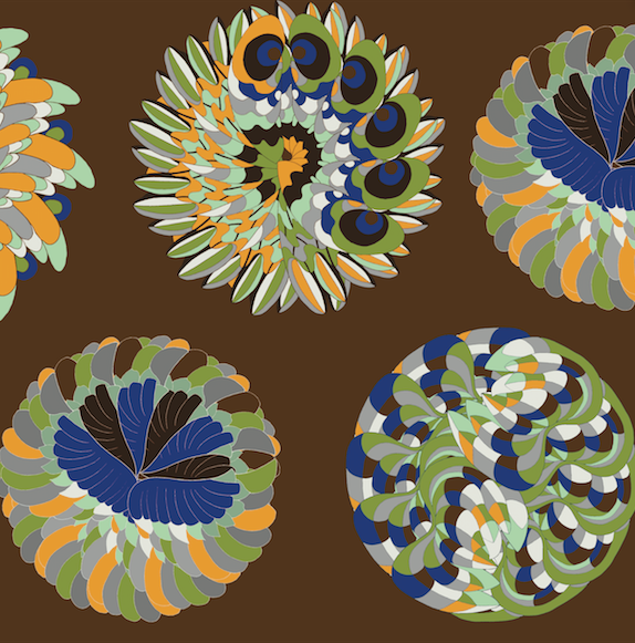 PETALOUDA Volant Skirt Rosalie Taffeta