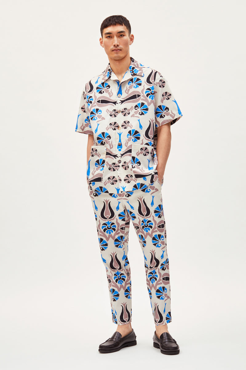 Greek Men Hawaii Shirt Markus Cotton