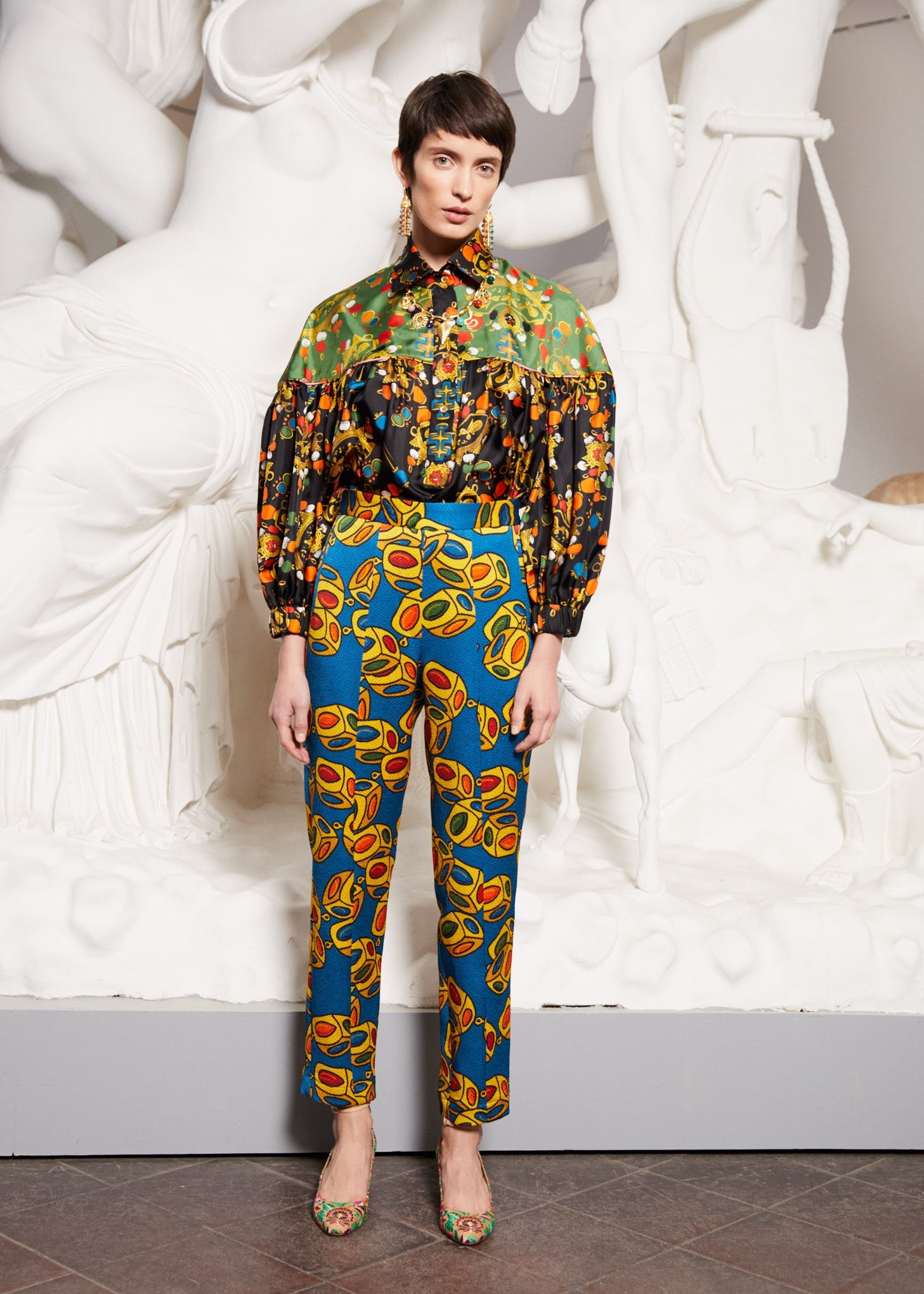 KOSMIMA Yoke Blouse Georgia