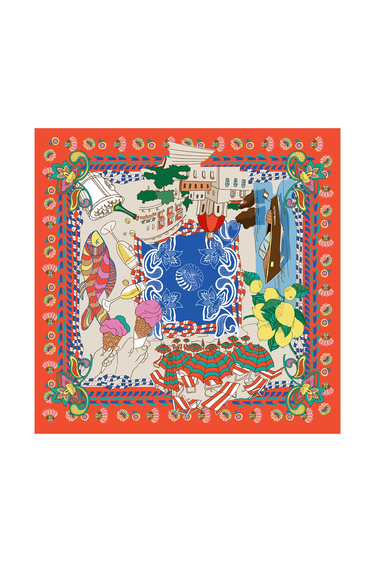 BLU Scarf Limoni 140