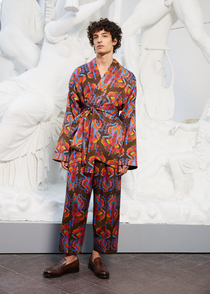 PETALOUDA Men Short Kimono Panos Wool – RIANNA + NINA