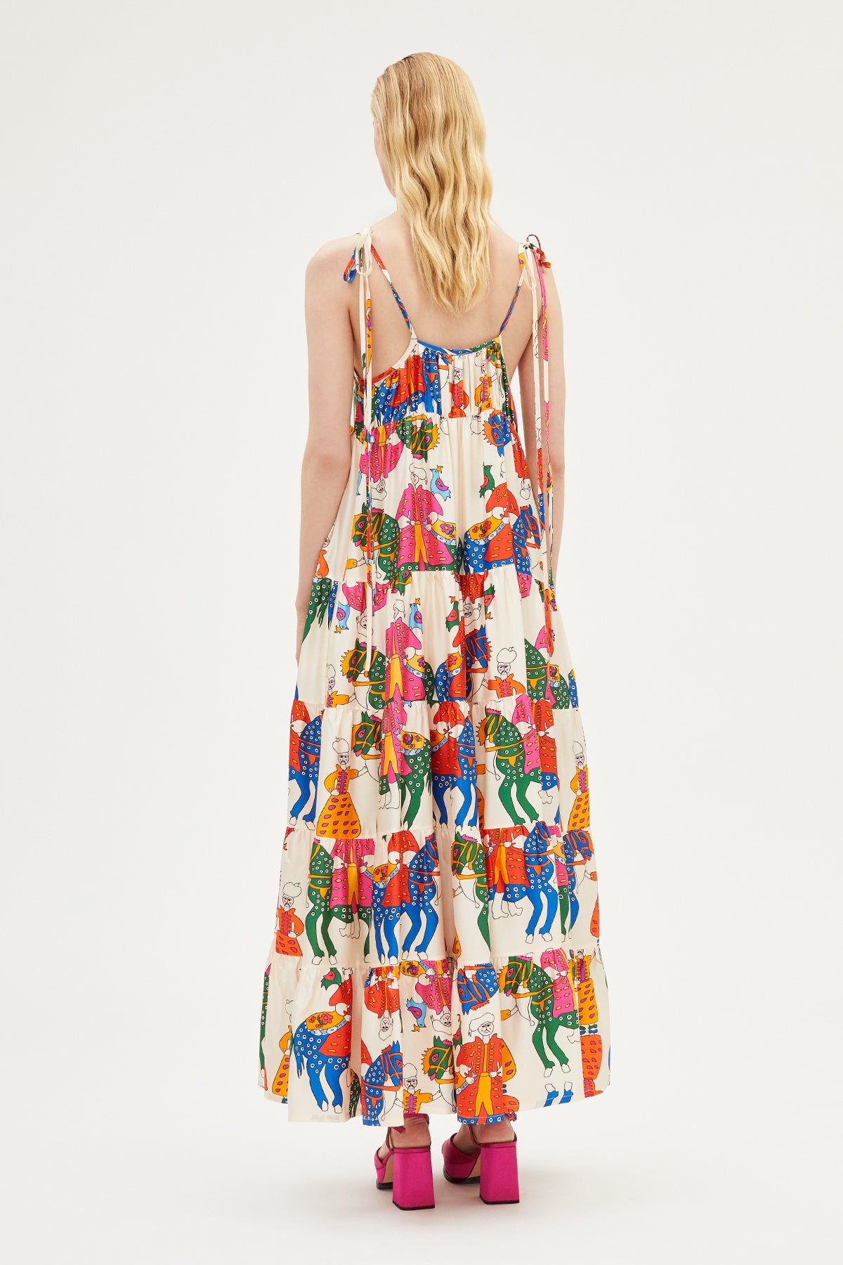 Greek Volant Dress Sonia