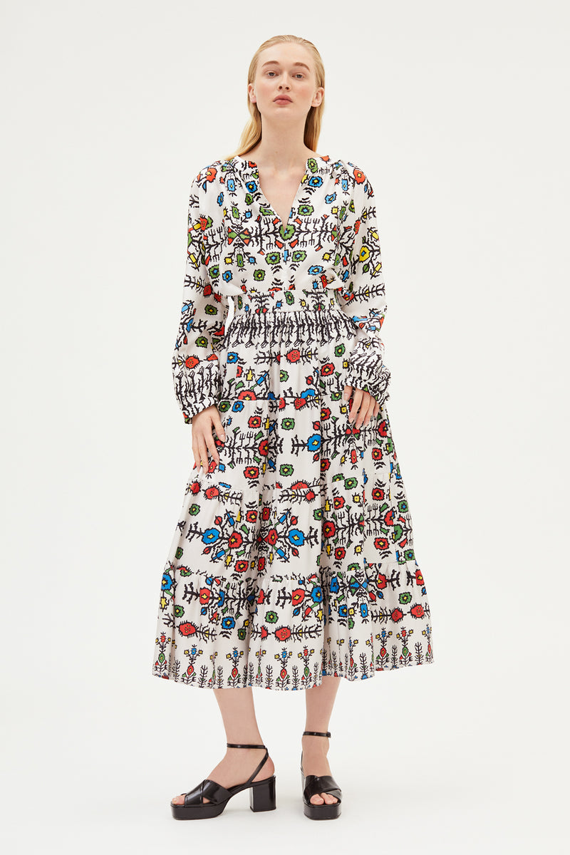 Greek Volant Skirt Rosalie Washed