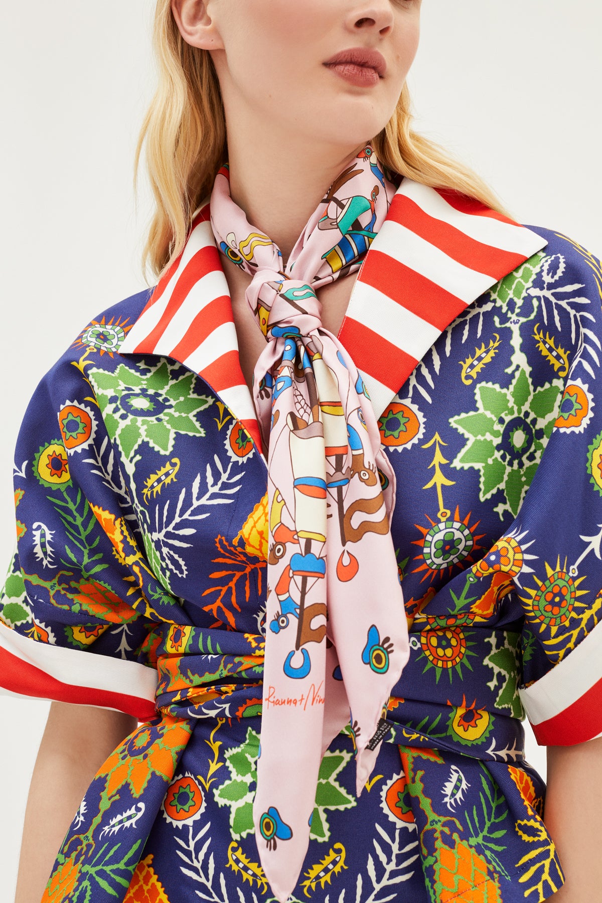 Greek Scarf Caravi Pink