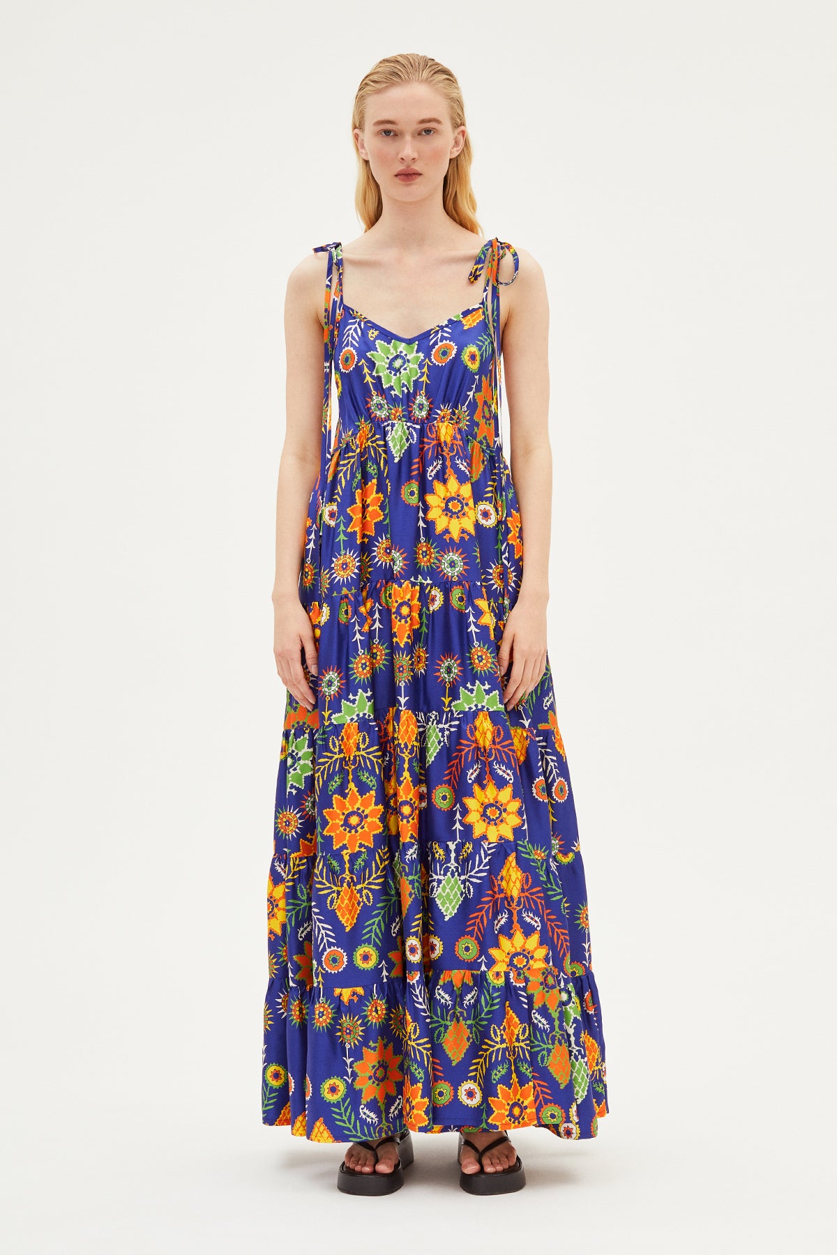 Greek Volant Dress Sonia