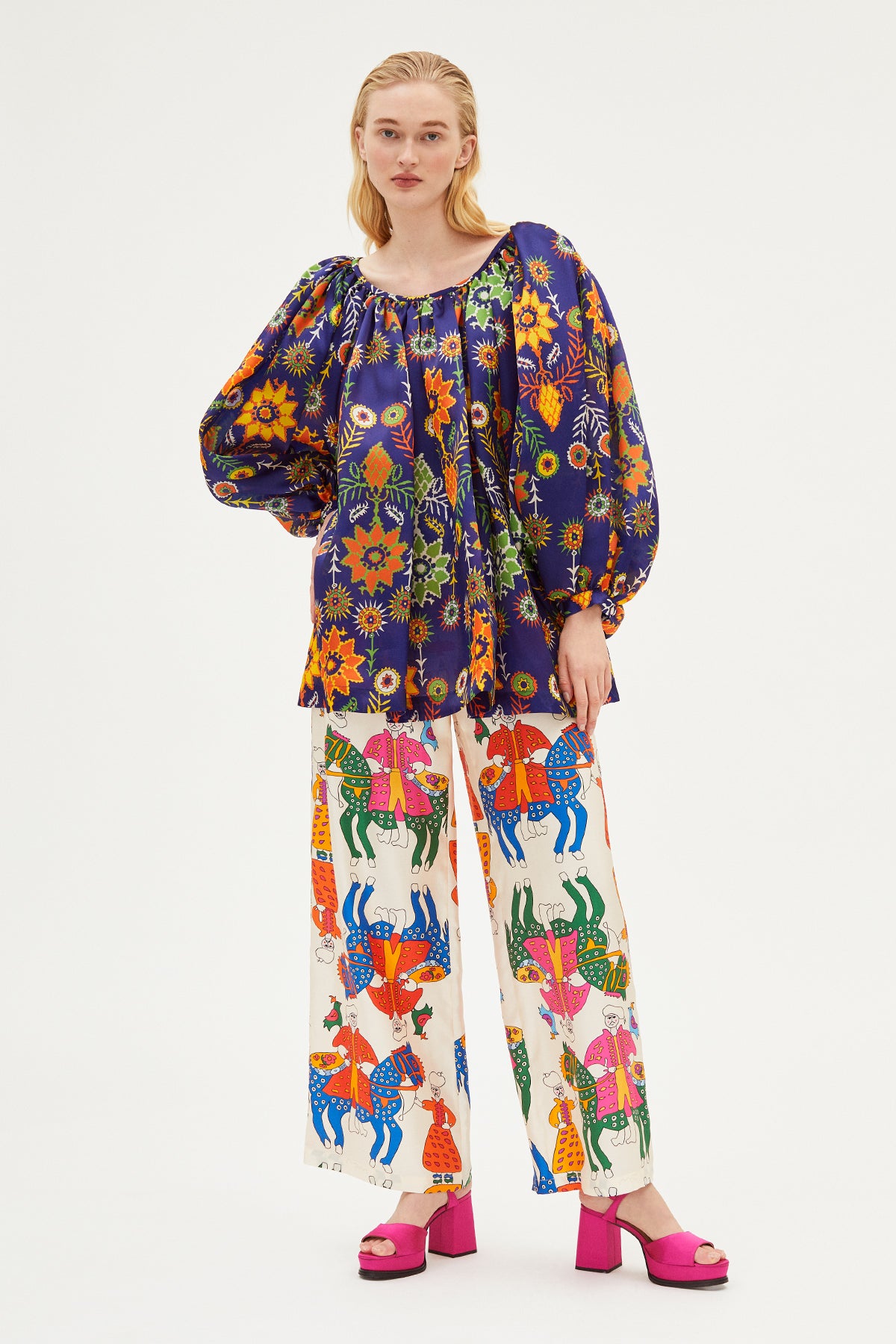 Greek Pants Melina Silk