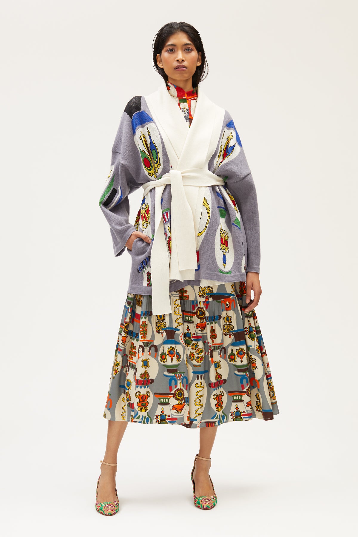 KOSMIMA Knitted Kimono Jacket Benedetta