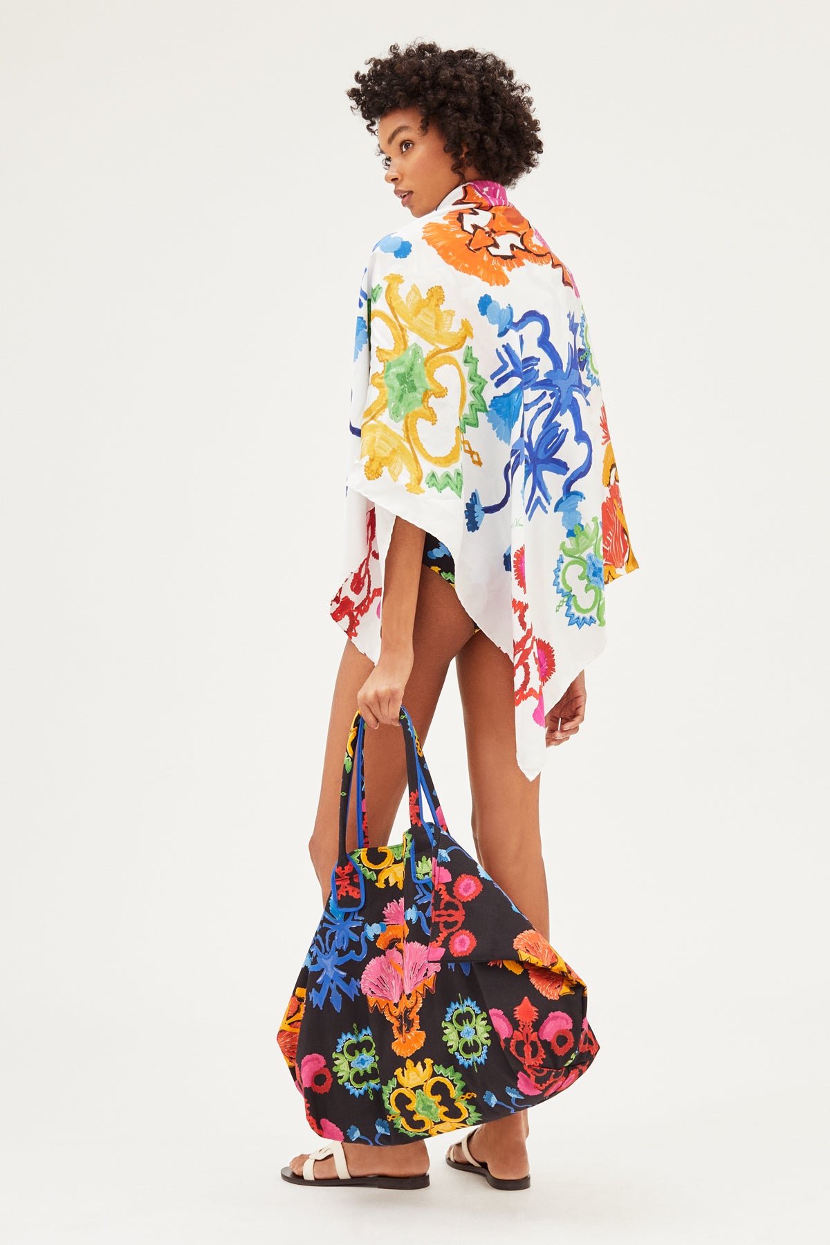 MESOGIOS Scarf Manitari White