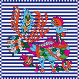 Greek Scarf Naftis Blue