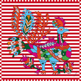 Greek Scarf Naftis Red
